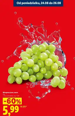 Lidl Winogrona oferta