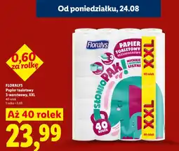 Lidl Papier toaletowy Floralys oferta