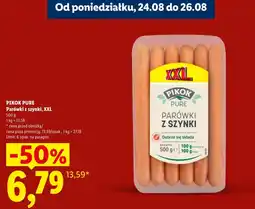Lidl Parówki Pikok oferta