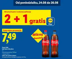 Lidl Napój Coca-Cola oferta