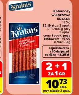 Carrefour Market Kabanosy Krakus oferta