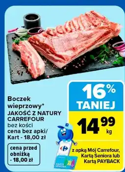Carrefour Market Boczek bez kości Carrefour oferta
