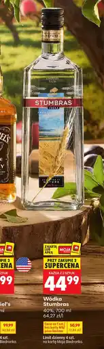Biedronka Wódka Stumbras oferta