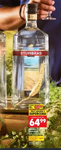 Biedronka Wódka Stumbras oferta