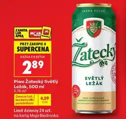 Biedronka Piwo Zatecky oferta