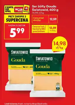 Biedronka Ser Światowid oferta