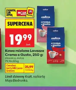 Biedronka Kawa mielona Lavazza oferta