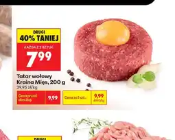 Biedronka Tatar wołowy Kraina Mięs oferta