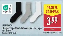 ALDI UP2FASHION Skarpety sportowe damskie/męskie oferta