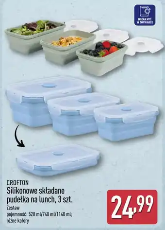 Crofton Silikonowe składane pudetka na lunch