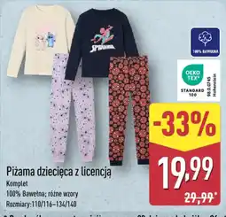 ALDI Piżama dziecięca z licencją oferta