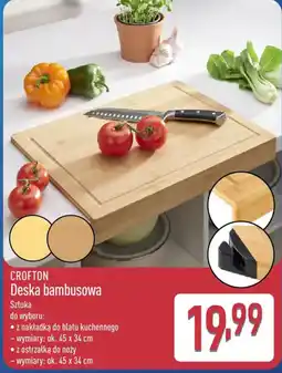 ALDI CROFTON Deska bambusowa oferta