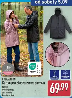 ALDI UP2FASHION Kurtka przeciwdeszczowa damska oferta