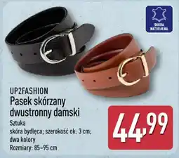 ALDI UP2FASHION Pasek skórzany dwustronny damski oferta
