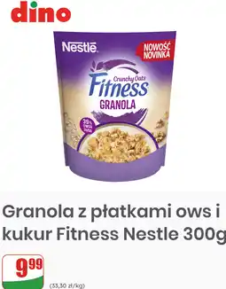 Dino Granola z płatkami ows i kukur Fitness Nestle oferta