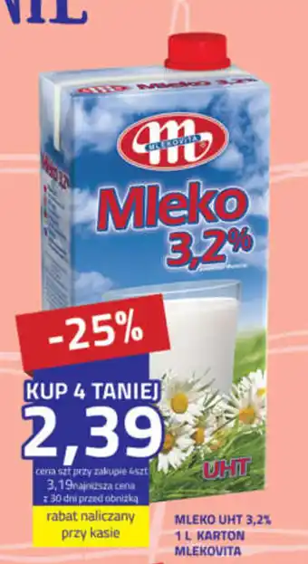 Mleko UHT 3,2% MLEKOVITA