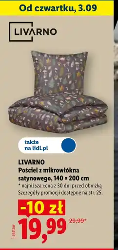 Lidl Pościel Livarno oferta