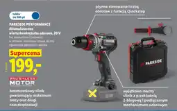 Lidl Akumulatorowa wiertarka udarowa Parkside oferta
