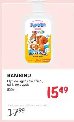 Rossmann Płyn do kąpieli dla dzieci od 3. roku życia Bambino oferta