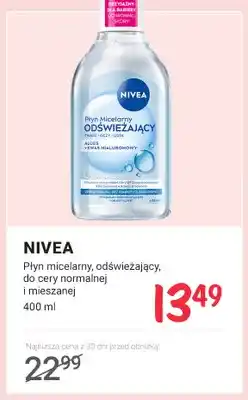 Rossmann Płyn micelarny odświeżający do cery normalnej i mieszanej Nivea oferta
