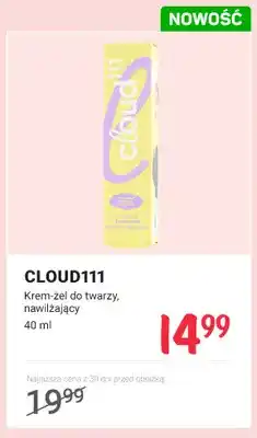 Rossmann Krem-żel do twarzy nawilżający CLOUD111 oferta