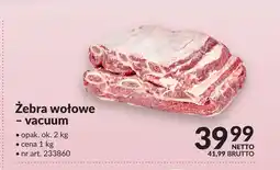 Makro Żebra wołowe vacuum oferta