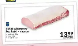 Makro Schab wieprzowy bez kości vacuum METRO Chef oferta
