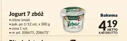 Makro Jogurt 7 zbóż Bakoma oferta