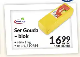 Makro Ser gouda w bloku Mlekpol oferta