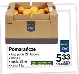 Makro Pomarańcze METRO Chef oferta