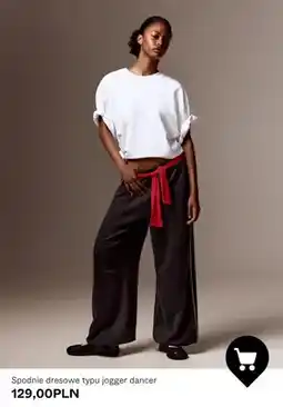 Bershka Spodnie dresowe typu jogger dancer oferta
