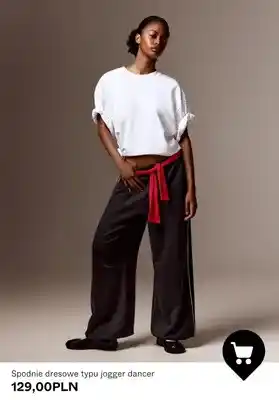 Spodnie dresowe typu jogger dancer