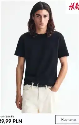 H&M T-shirt Slim Fit H & M oferta