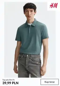 H&M Top polo H & M Slim Fit oferta