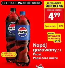 Biedronka Napój gazowany Pepsi Zero Cukru oferta