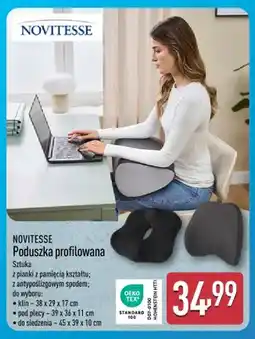 ALDI Poduszka profilowana do siedzenia Novitesse 45x39x10 cm oferta