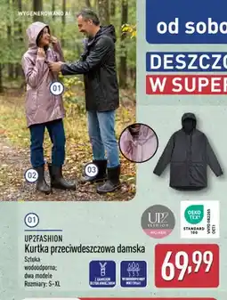 ALDI Kurtka przeciwdeszczowa damska UP2FASHION oferta
