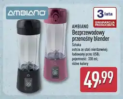 ALDI Bezprzewodowy przenośny blender Ambiano oferta