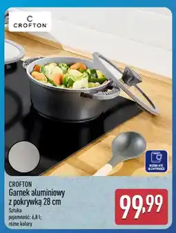 ALDI Garnek aluminiowy z pokrywką Crofton 28 cm oferta