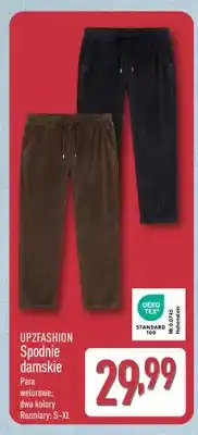 ALDI Spodnie damskie welurowe UP2FASHION oferta