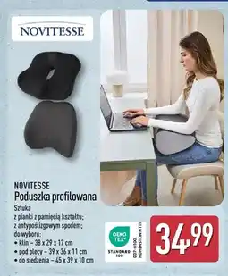 ALDI Poduszka profilowana pod plecy Novitesse oferta