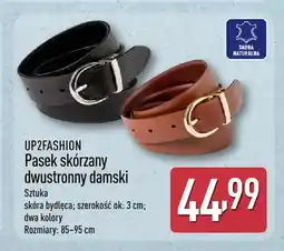 ALDI Pasek skórzany dwustronny damski UP2FASHION oferta