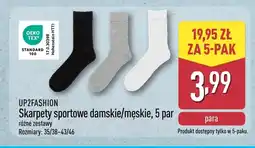 ALDI Skarpety sportowe męskie 5-pak UP2FASHION oferta