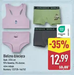 ALDI Bielizna dziecięca oferta