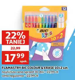 Auchan Flamastry Bic Colour & Erase oferta