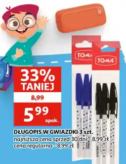 Auchan Długopis w gwiazdki oferta
