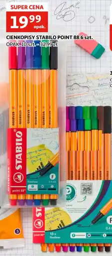 Auchan Cienkopisy Stabilo Point 88 oferta
