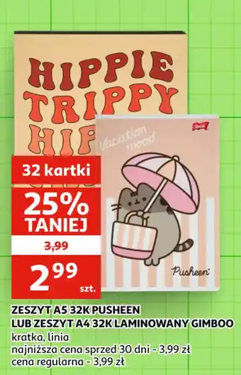Zeszyt A5 32K Pusheen
