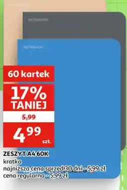 Auchan ZESZYT A4 60K oferta