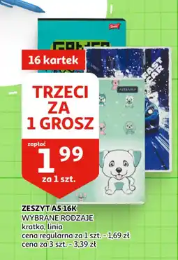 Auchan ZESZYT A5 16K oferta
